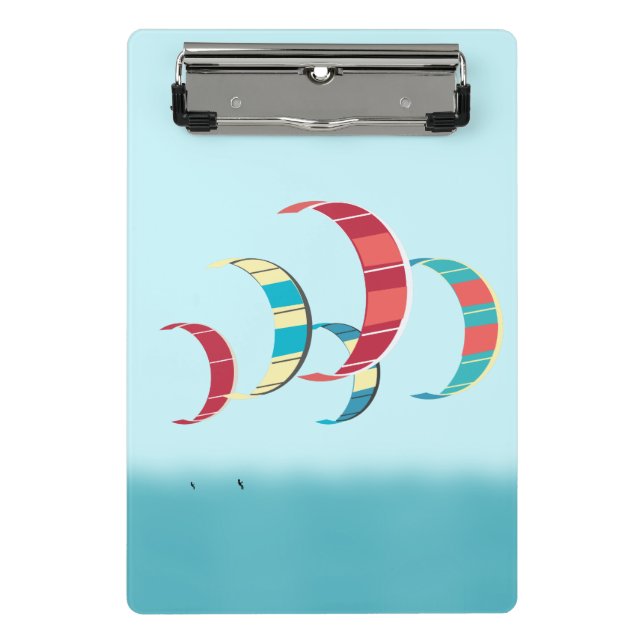 Kite Surfing Mini Clipboard (Front)