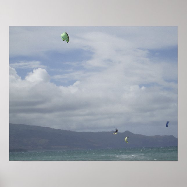 Kite Surfing Poster (Front)