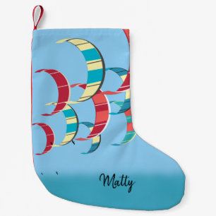 Kite Surfing Small Christmas Stocking