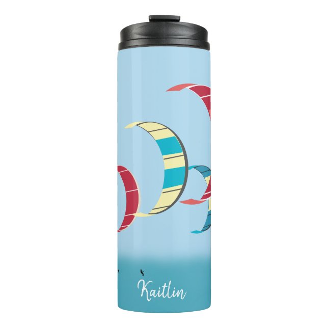 Kite Surfing Thermal Tumbler (Front)