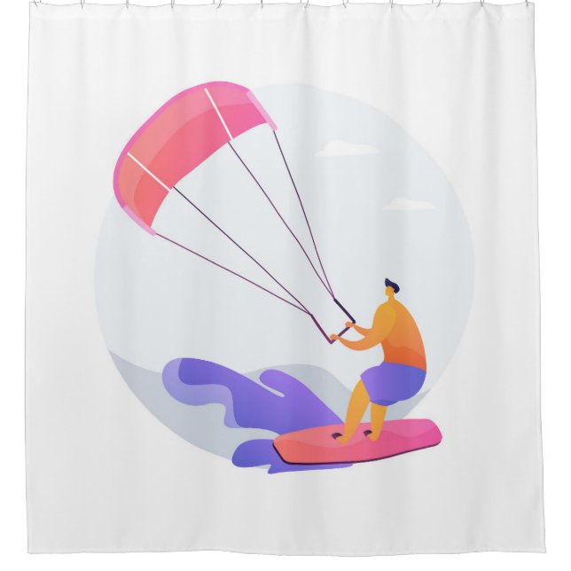 Kiteboarder kitesurfer (Front)
