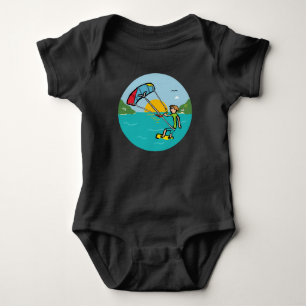 Kiteboarding Baby Bodysuit