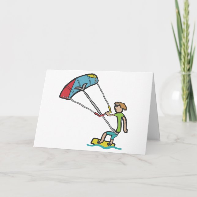 Kiteboarding Card (Front)