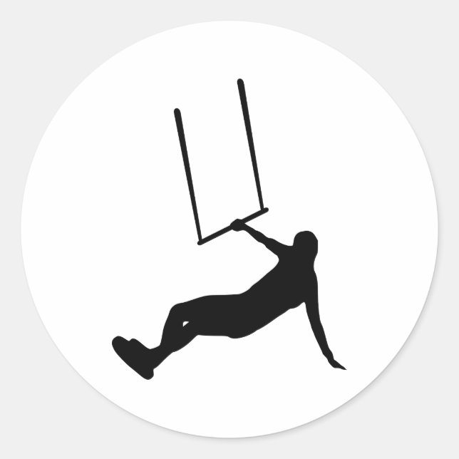 Kiteboarding Classic Round Sticker (Front)