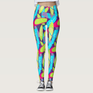 Kiteboarding Girl Fun Multi-Coloured Kite Surf Leggings
