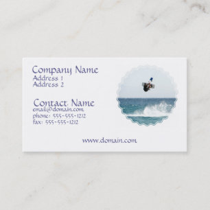 Kiteboarding Jump Business Card