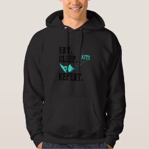Kiteboarding Kite Kiting  Surfing Kitesurfing Vint Hoodie