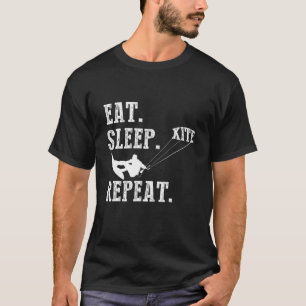 Kiteboarding Kite Kiting Surfing Kitesurfing Vint T-Shirt