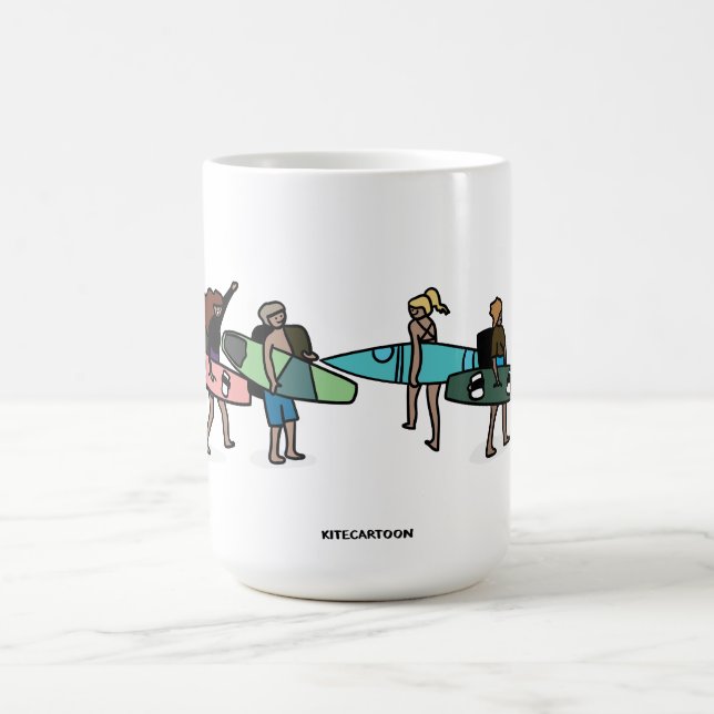 Kiteboarding/kitesurfing - Kite friends Coffee Mug (Center)