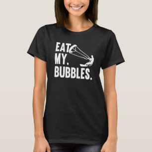 Kiteboarding Kitesurfing Water Kiteboarder Eat M T-Shirt