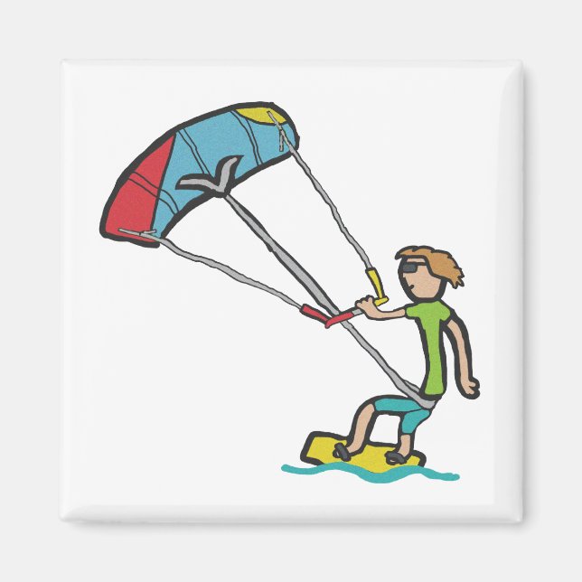 Kiteboarding Magnet (Front)