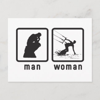 Kiteboarding Postcard