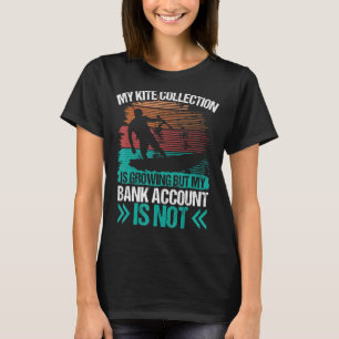 Kiteboarding Vintage Kite Collection Kitesurfing T-Shirt
