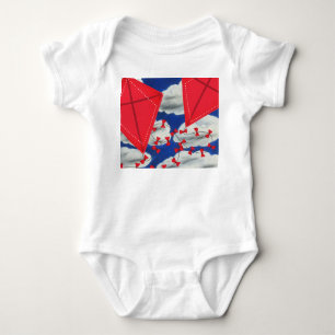 Kites and Klouds Baby Bodysuit