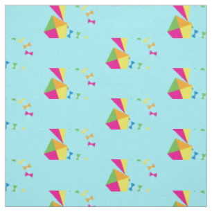 Kites Cute Colorful Kids Fabric