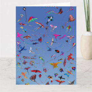 Kites Kites Kites In the Sky Card