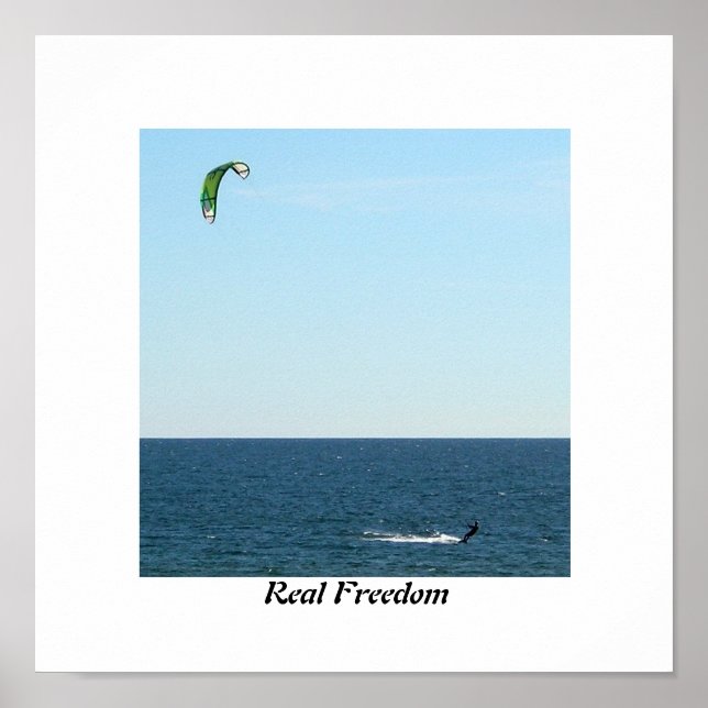 Kitesailing, Real Freedom Poster (Front)