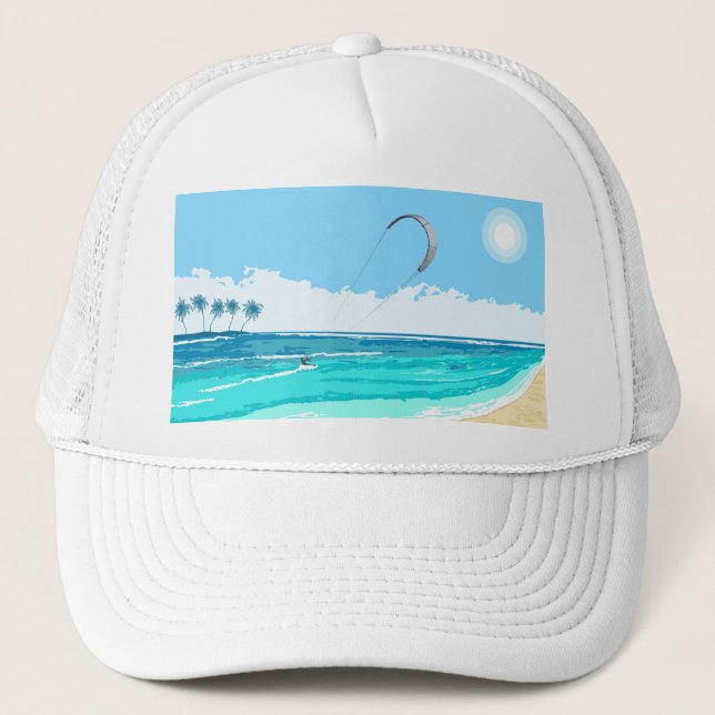 Kitesurf Blue Cap (Front)
