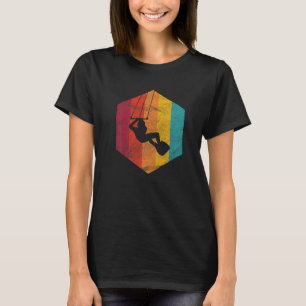 Kitesurf Retro Kite Board Wind Surf Sport T-Shirt
