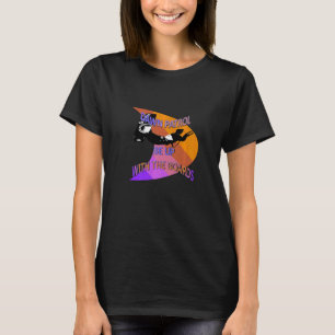 Kitesurfer Action Extreme Sport Orange And Purple T-Shirt