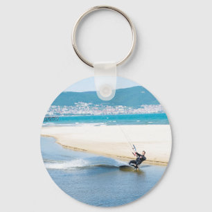 Kitesurfer Keychain