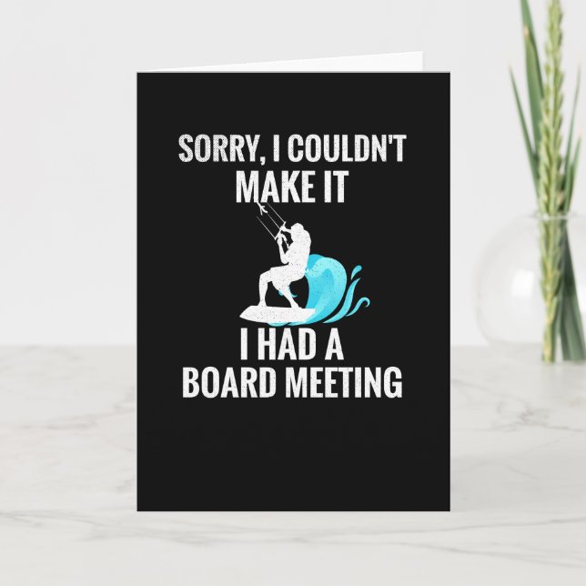 Kitesurfer Kiteboarder Kitesurfing Kiteboarding Card (Front)