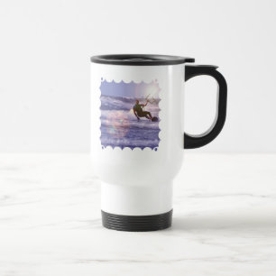 Kitesurfer Plastic Travel Mug