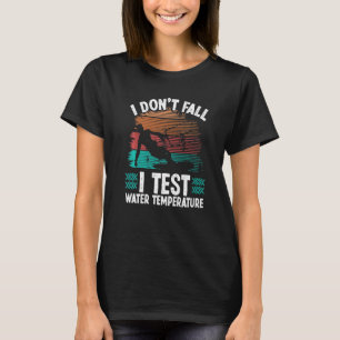 Kitesurfer Vintage I dont Fall Humour Funny Kiteba T-Shirt