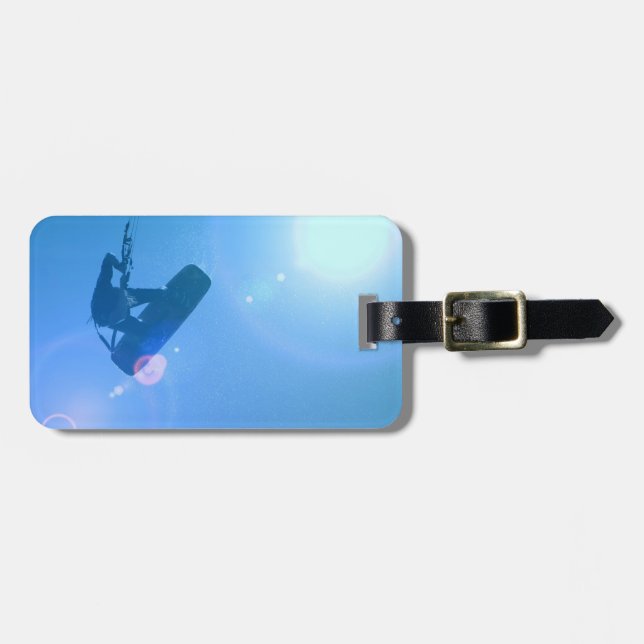 Kitesurfing Air Luggage Tag (Front Horizontal)