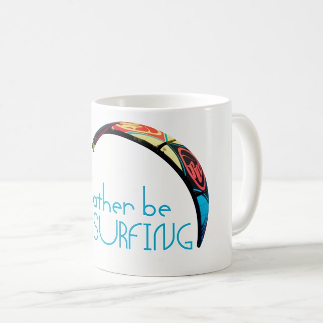 Kitesurfing Coffee Mug (Front Right)