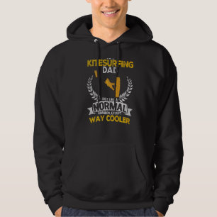 Kitesurfing Dad Kiteboarding Kitesurf Vintage Hoodie