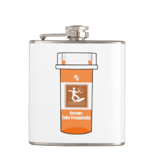 Kitesurfing Is My Drug Hip Flask