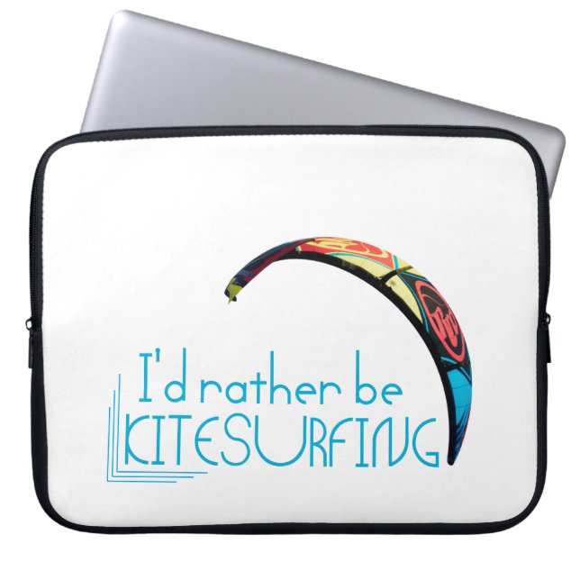 Kitesurfing Laptop Sleeve (Front)