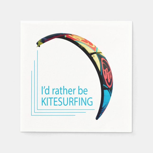 Kitesurfing Napkin (Front)