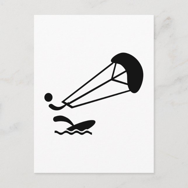 Kitesurfing Postcard (Front)