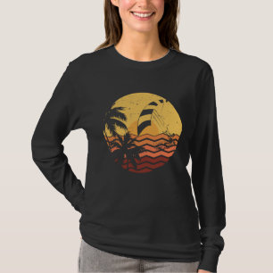 Kitesurfing Retro Kiteboarding Wave Surfer T-Shirt