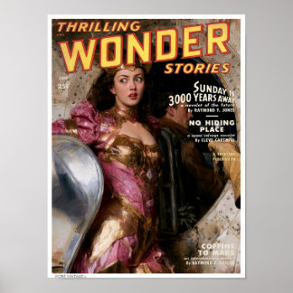 KITSCH DECOR: VINTAGE PULP MAG COVER POSTER
