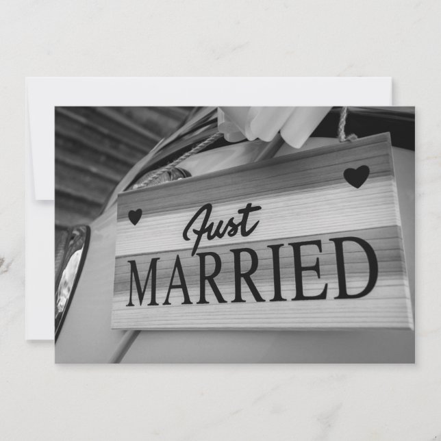 Kitsch Handwritten Wedding Thank You Postcard (Front)