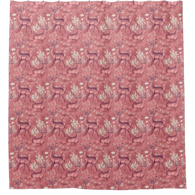 kitsch illustration pink deer cottagecore (Front)