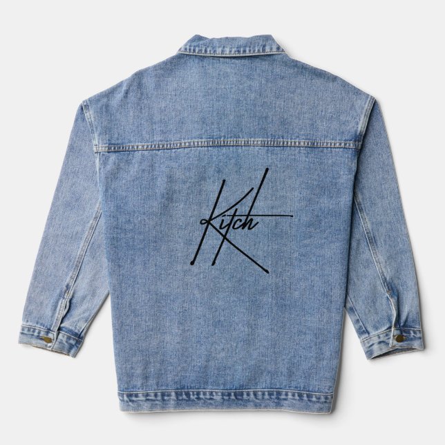 Kitsch – Loud, Proud & Slightly Tacky Denim Jacket (Back)
