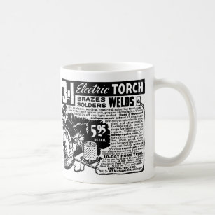 Kitsch Vintage Ad 3 in 1 Welder Mail Order Coffee Mug