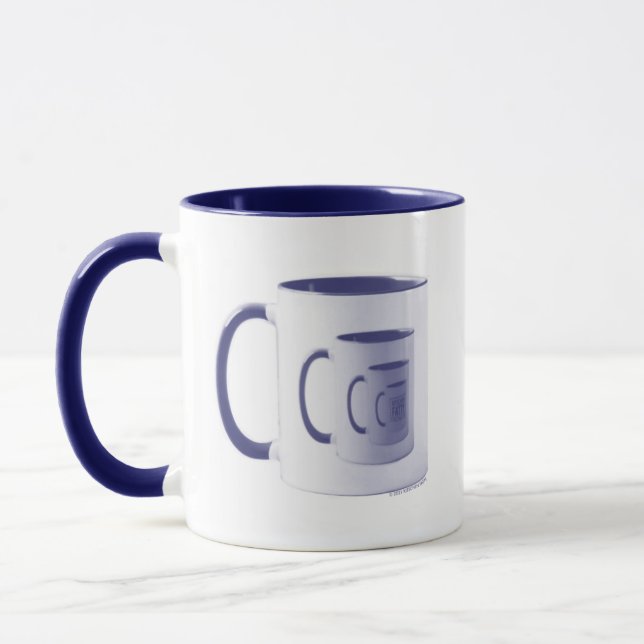 Kitschen Fatty 5th Dimension Logo Mug Deli Blue (Left)
