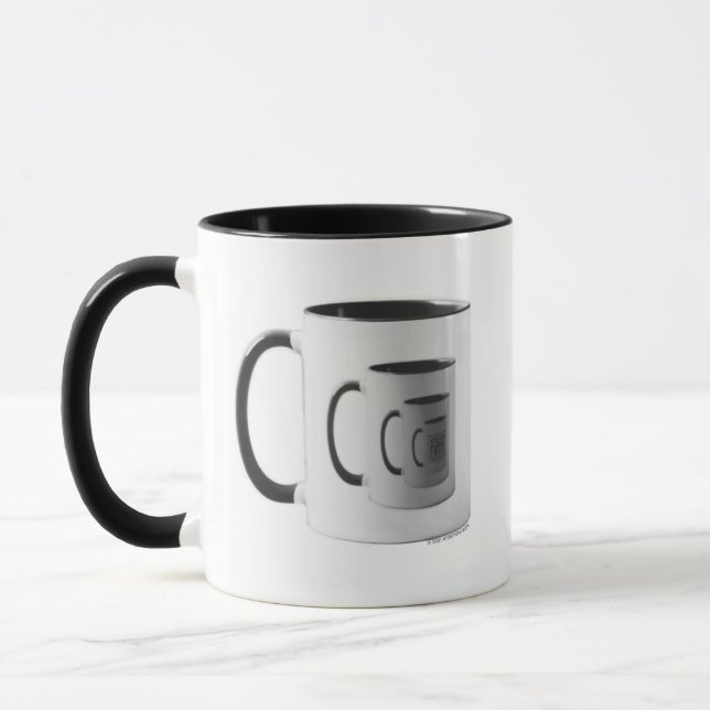 Kitschen Fatty 5th Dimension Logo Mug Slick Black (Left)