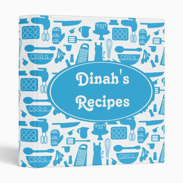 Kitschy Kitchen classeur personnalisé (Devant/Côté)