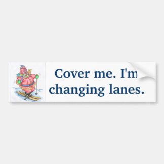 Kitschy Santa Claus Bumper Sticker