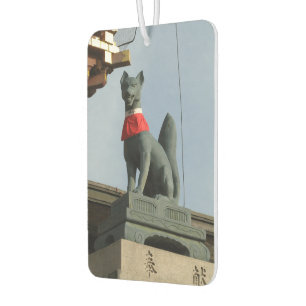 Kitsune キツネ (Fox) with Jewel in Mouth Air Freshener