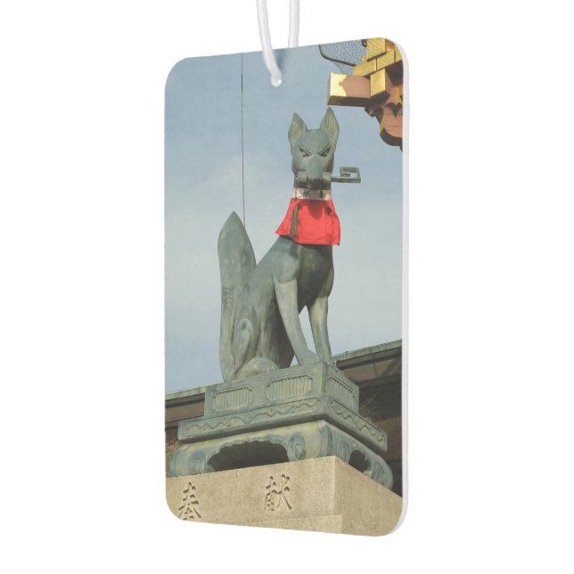 Kitsune キツネ (Fox) with Key in Mouth Air Freshener (Left)