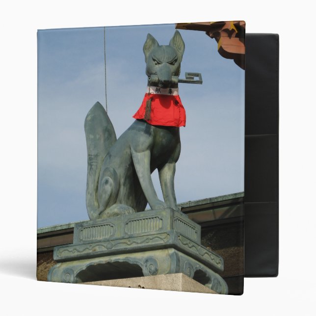 Kitsune キツネ (Fox) with Key in Mouth Binder (Front/Inside)