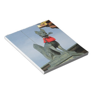 Kitsune キツネ (Fox) with Key in Mouth Notepad