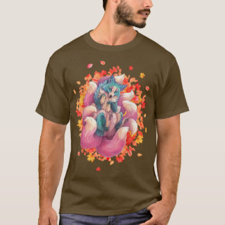 Kitsune Fo a Japanese Nine Tailed Fo a Kitsune Kaw T-Shirt